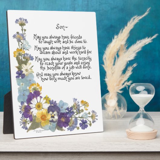 For a Son フォトプラーク (側面)