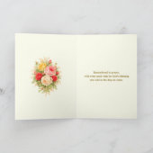 For a Special Priest God Bless You Floral  シーズンカード (内部)