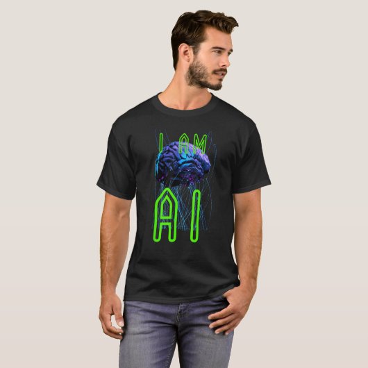 For all artificial intelligence advocates AI Tシャツ (正面フル)