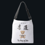 For all judo lovers, young and old. クロスボディバッグ<br><div class="desc">For all judo lovers, young and old. This charming "Judo Bear" design celebrates the spirit of Japanese martial arts, combining the strength and gentleness of judo with a touch of cuteness. Featuring a black belt bear in a classic judogi, this design is fully customizable—you can add your name, dojo, or...</div>