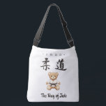 For all judo lovers, young and old. クロスボディバッグ<br><div class="desc">For all judo lovers, young and old. This charming "Judo Bear" design celebrates the spirit of Japanese martial arts, combining the strength and gentleness of judo with a touch of cuteness. Featuring a black belt bear in a classic judogi, this design is fully customizable—you can add your name, dojo, or...</div>