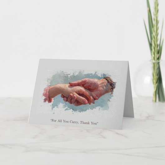 For All You Carry, Thank You – Caregiver Support  カード (正面)