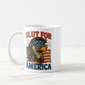 For America 4th Of July Patriotic  コーヒーマグカップ (左)