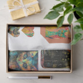 For Artists Cat Themed Junk Journal Ephemera 薄葉紙 (ギフト)