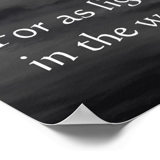 for as稲妻 ポスター (角)