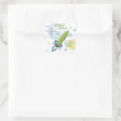 For Baby Boy Invite Squareステッカー スクエアシール (バッグ)