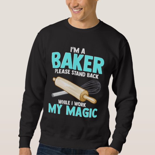 for Bakers  Apparel For Friends Who Love Baking スウェットシャツ (正面)