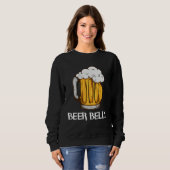 for Beer Drinkers  BEER BELLY Joke Pun Graphic スウェットシャツ (正面フル)