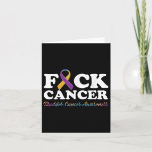 For Cancer Shirt膀胱がん認識度 カード