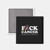 For Cancer Shirt膀胱がん認識度 マグネット (正面/裏面)