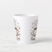 For Coffee lovers. Cup of Joy. Small Latter mug カフェラテマグ (正面)