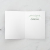 for Contractor Construction Hammer Joy and Cheer シーズンカード (内部)