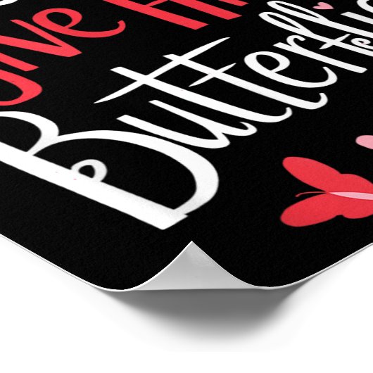 For Couples _ I Still Give Him Butterflies _ Funny ポスター (角)