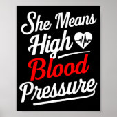 For Couples _ She Means High Blood Pressure _ Funn ポスター (正面)