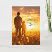 for Dad on His Birthday Sunny Meadow カード (正面)