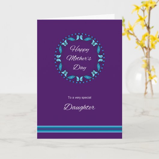 For Daughter on Mother's Day Card カード (黄色い花)