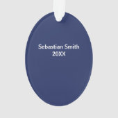 FOR Doctor Christmas Treeカスタマイズ可能な名前 オーナメント (裏面)