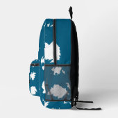 For Dreamers – Blue Splash Backpack プリントバックパック (右)