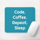 For Engineers – Code. Coffee. Sleep Mouse Pad マウスパッド (マウス)