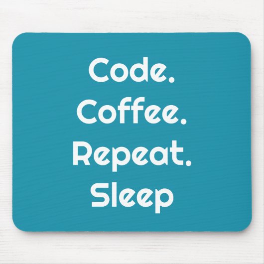 For Engineers – Code. Coffee. Sleep Mouse Pad マウスパッド (正面)