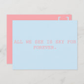 For Forever //エヴァン親愛ハンセン葉書 ポストカード (正面/裏面)