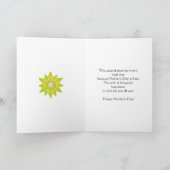 For Friend, Mother's Day with yellow flowers カード (内部)