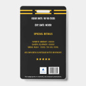 For Fun Planespotter Badge バッジ (裏面)