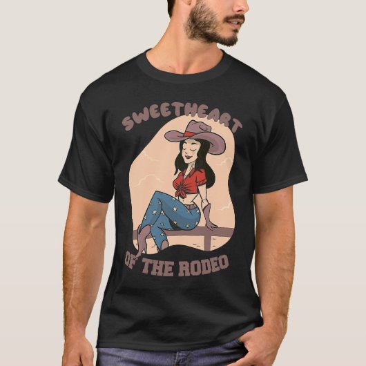 for Girls with Horses  Sweetheart of the Rodeo Tシャツ (正面)