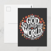 For God So Loved the World ポストカード (正面/裏面)