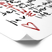 For God So Loved The World Bible Verse Jesus Is My ポスター (角)