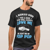 For Granddaughter Grandson From Pop Pop Tシャツ (正面)