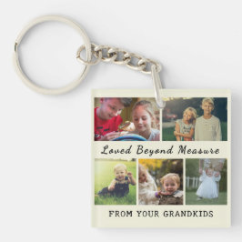 For Grandma & Grandpa – Loved Beyond Measure キーホルダー