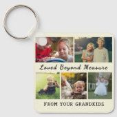 For Grandma & Grandpa – Loved Beyond Measure キーホルダー (正面)