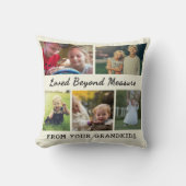 For Grandma & Grandpa – Loved Beyond Measure  クッション (正面)