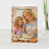 For Grandma - Memories Are Made Here Greeting Card カード (正面)