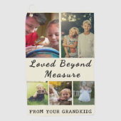 For Grandpa & Grandma – Loved Beyond Measure ゴルフタオル (正面)