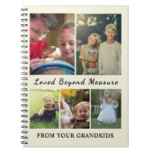 For Grandparents – Loved Beyond Measure Notebook ノートブック (正面)