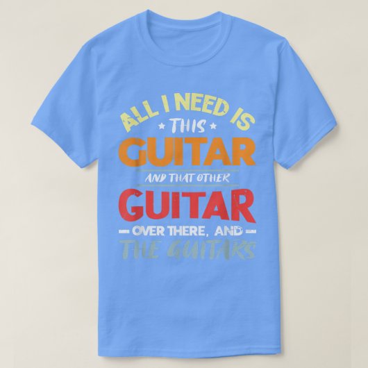 For Guitarist & Musician, Music & Bass FanAcoustic Tシャツ (デザイン正面)