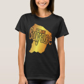 for Guyanese Map of Guyana 973 Tシャツ (正面)