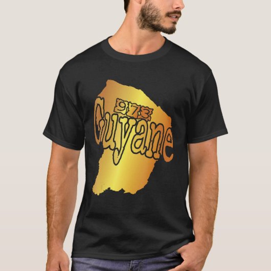 for Guyanese Map of Guyana 973 Tシャツ (正面)