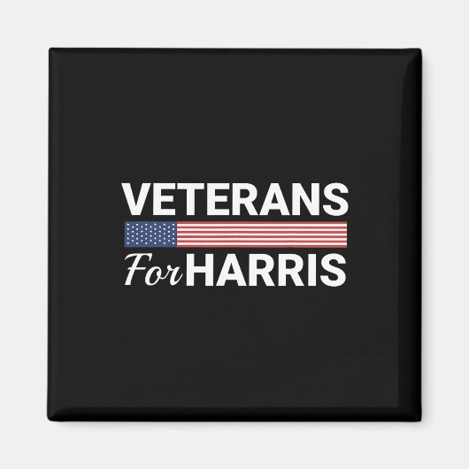 For Harris 2024 -軍隊ベッツカマラハリス1 マグネット (正面)