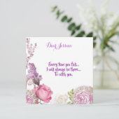 For Herカスタム Sweetheart Valentinesヴィンテージバラ シーズンカード (スタンド正面)