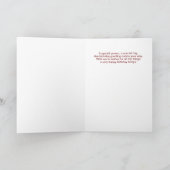 for Her Birthday Botanical with Peach Magnolias カード (内部)