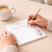 For Her Personalized Wildflower To-Do List ノートパッド