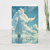 for Him Sailing Nautical Theme Masculine Birthday カード (正面)