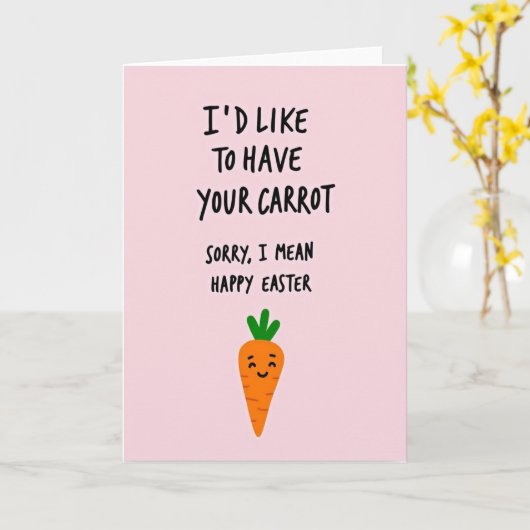 For Husband Happy Easter Card カード (黄色い花)