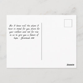 For I Know the Plans I Have For You ポストカード