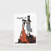 For It Funny - Witch Is Burning In Flames Girl Smo カード (正面)