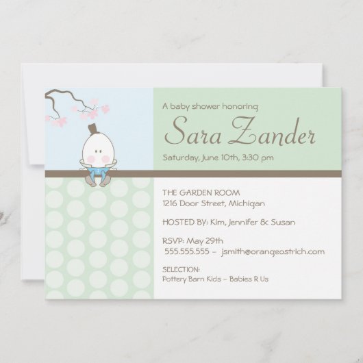 For Juhi - Humpty Dumpty 招待状 (正面)