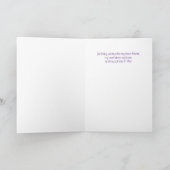 For Life Partner Birthday Wildflower Garden  カード (内部)